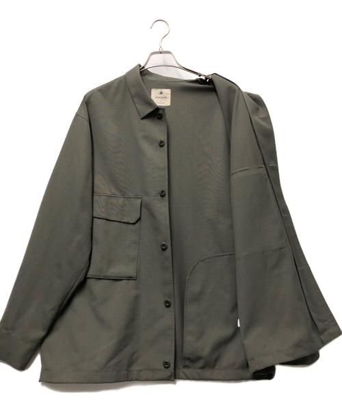 Snow peak（スノーピーク）snow peak (スノーピーク) 長袖シャツ カーキ サイズ:XLの古着・服飾アイテム