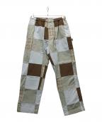 stussyステューシー）の古着「パンツ」｜ブルー×ブラウン