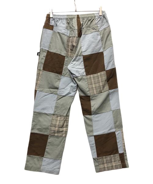 stussy（ステューシー）stussy (ステューシー) パンツ ブルー×ブラウン サイズ:Mの古着・服飾アイテム