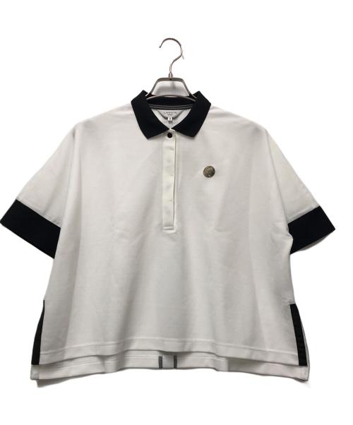 LANVIN SPORT（ランバン スポーツ）LANVIN SPORT (ランバン スポーツ) ポロシャツ ホワイト サイズ:38の古着・服飾アイテム