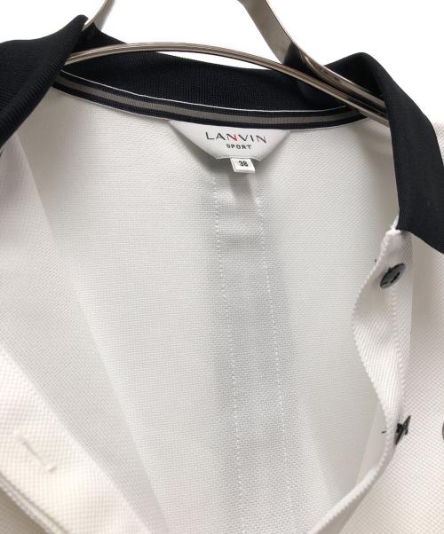 LANVIN SPORT（ランバン スポーツ）LANVIN SPORT (ランバン スポーツ) ポロシャツ ホワイト サイズ:38の古着・服飾アイテム