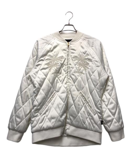 stussy（ステューシー）stussy (ステューシー) スーベニアジャケット ホワイト サイズ:Mの古着・服飾アイテム
