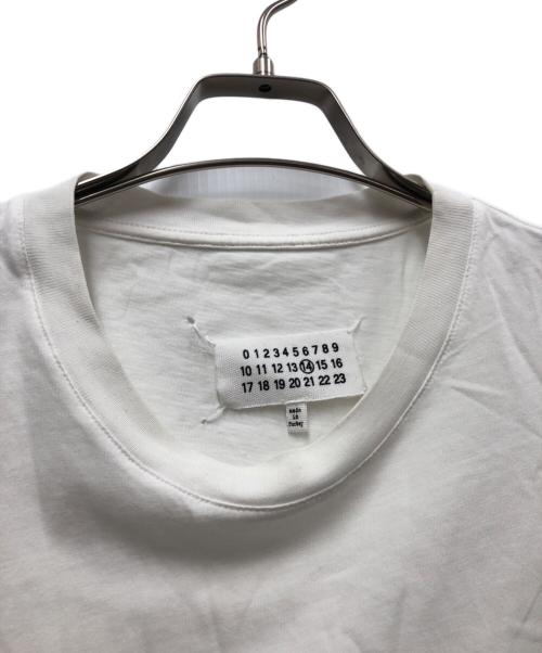 Maison Margiela（メゾンマルジェラ）Maison Margiela (メゾンマルジェラ) 半袖カットソー ホワイト サイズ:46の古着・服飾アイテム