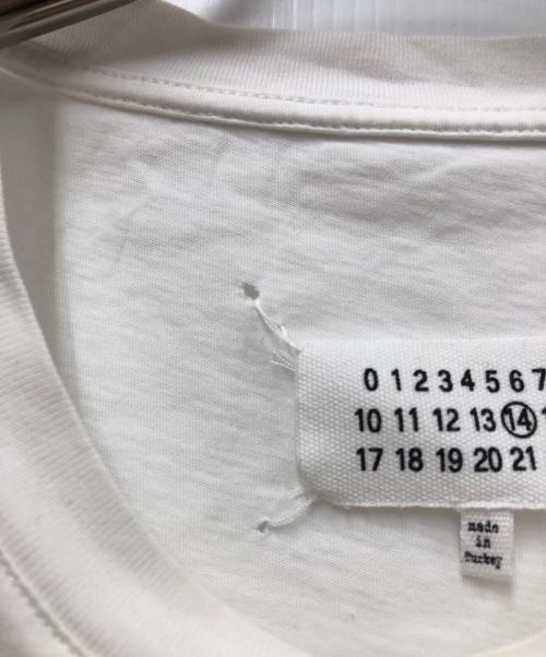 Maison Margiela（メゾンマルジェラ）Maison Margiela (メゾンマルジェラ) 半袖カットソー ホワイト サイズ:46の古着・服飾アイテム