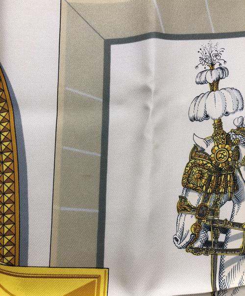 HERMES（エルメス）HERMES (エルメス) カレ90 	グランアパラ 盛装の馬 ブラウンの古着・服飾アイテム