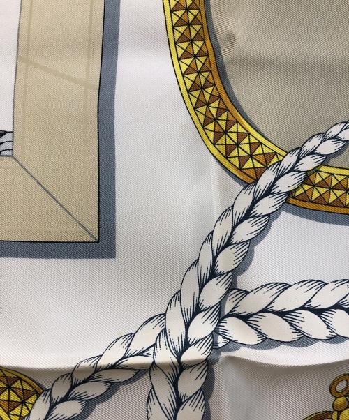 HERMES（エルメス）HERMES (エルメス) カレ90 	グランアパラ 盛装の馬 ブラウンの古着・服飾アイテム