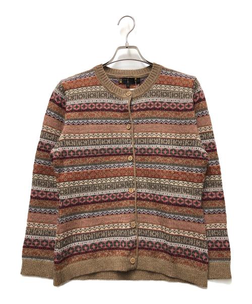 IFER Knitwear（アイファーニットウェア）IFER Knitwear (アイファーニットウェア) 厚手カーディガン ブラウン サイズ:Mの古着・服飾アイテム