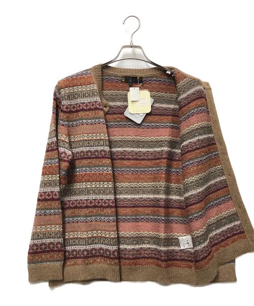 IFER Knitwear（アイファーニットウェア）IFER Knitwear (アイファーニットウェア) 厚手カーディガン ブラウン サイズ:Mの古着・服飾アイテム