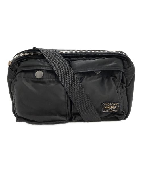 PORTER（ポーター）PORTER (ポーター) タンカーウェストバッグ ブラックの古着・服飾アイテム