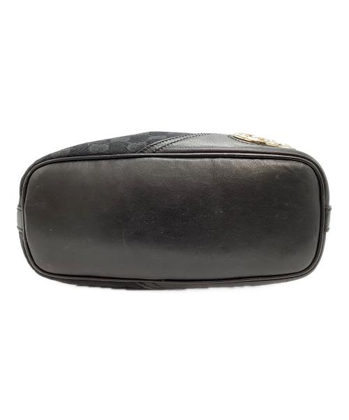 GUCCI（グッチ）GUCCI (グッチ) GGキャンバスワンショルダーバッグ　インターロッキングGG ブラックの古着・服飾アイテム
