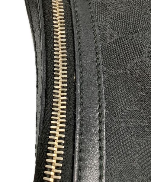 GUCCI（グッチ）GUCCI (グッチ) GGキャンバスワンショルダーバッグ　インターロッキングGG ブラックの古着・服飾アイテム