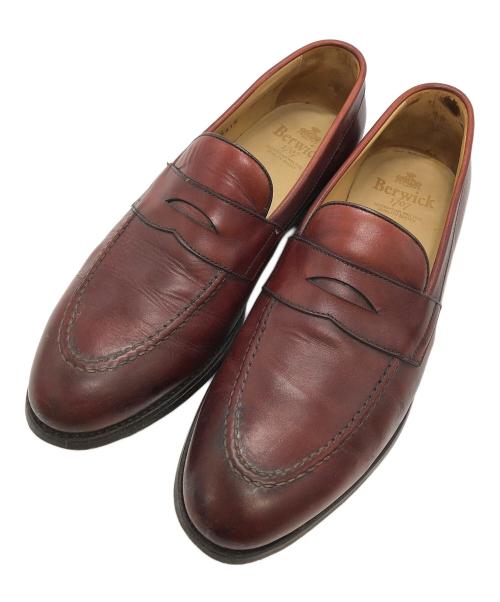 berwick（バーウィック）berwick (バーウィック) コインローファー ブラウン サイズ:9の古着・服飾アイテム