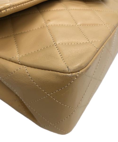 CHANEL（シャネル）CHANEL (シャネル) マトラッセ　ダブルチェーンショルダーバッグ ベージュの古着・服飾アイテム