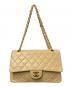 CHANEL（シャネル）の古着「マトラッセ　ダブルチェーンショルダーバッグ」｜ベージュ