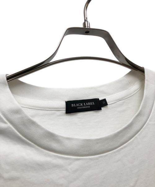 BLACK LABEL CRESTBRIDGE（ブラックレーベル クレストブリッジ）BLACK LABEL CRESTBRIDGE (ブラックレーベル クレストブリッジ) 半袖カットソー ホワイト サイズ:Mの古着・服飾アイテム