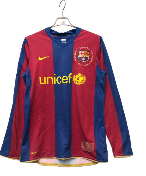 NIKE（ナイキ）NIKE (ナイキ) サッカーユニフォーム レッド×ブルー サイズ:Sの古着・服飾アイテム