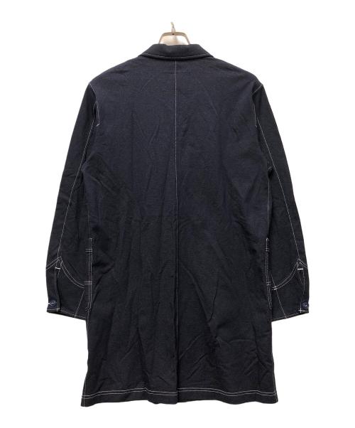 Hysteric Glamour（ヒステリックグラマー）Hysteric Glamour (ヒステリックグラマー) スウェットデニムショップコート インディゴ サイズ:Mの古着・服飾アイテム