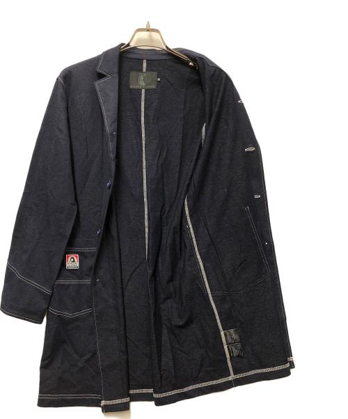 Hysteric Glamour（ヒステリックグラマー）Hysteric Glamour (ヒステリックグラマー) スウェットデニムショップコート インディゴ サイズ:Mの古着・服飾アイテム