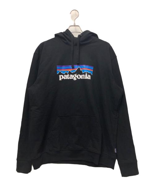 Patagonia（パタゴニア）Patagonia (パタゴニア) P-6 Logo Uprisal Hoody(P-6ロゴ・アップライザル・フーディ) ブラック サイズ:XLの古着・服飾アイテム