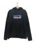 Patagonia（パタゴニア）の古着「P-6 Logo Uprisal Hoody(P-6ロゴ・アップライザル・フーディ)」｜ブラック