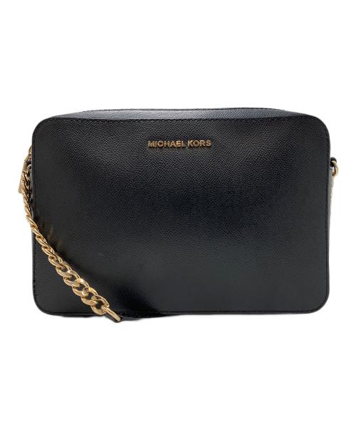 MICHAEL KORS（マイケル・コース）MICHAEL KORS (マイケル・コース) ジェットセットラージクロスボディショルダーバッグ ブラックの古着・服飾アイテム