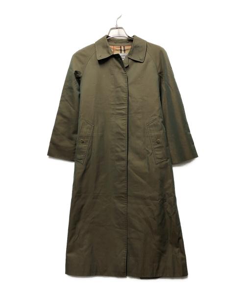 Burberry's（バーバリー）Burberry's (バーバリーズ) ステンカラーコート カーキ サイズ:7AB2の古着・服飾アイテム