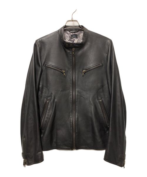 PS Paul Smith（ＰＳポールスミス）PS Paul Smith (ＰＳポールスミス) レザージャケット ブラウン サイズ:XLの古着・服飾アイテム