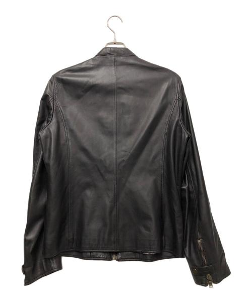 PS Paul Smith（ＰＳポールスミス）PS Paul Smith (ＰＳポールスミス) レザージャケット ブラウン サイズ:XLの古着・服飾アイテム