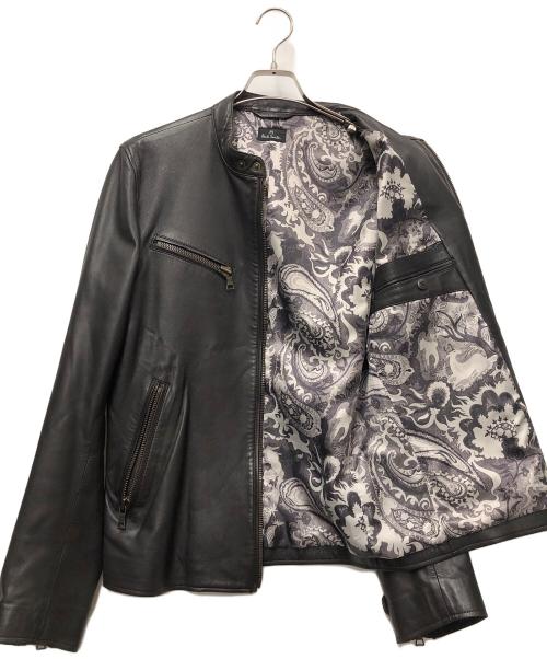 PS Paul Smith（ＰＳポールスミス）PS Paul Smith (ＰＳポールスミス) レザージャケット ブラウン サイズ:XLの古着・服飾アイテム