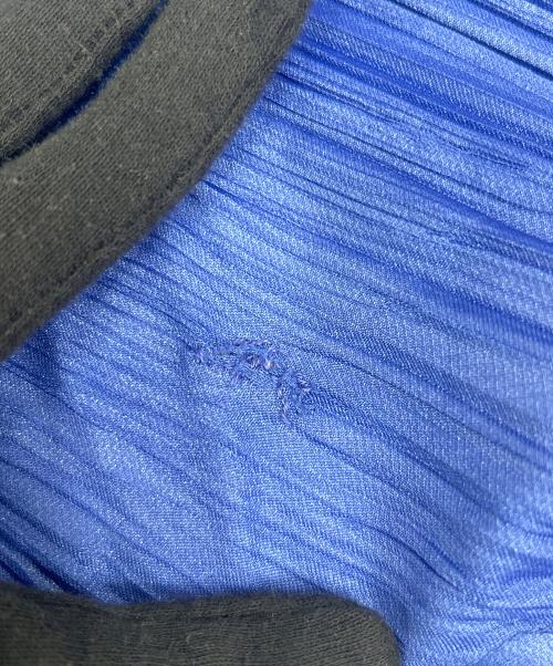 PLEATS PLEASE（プリーツプリーズ）PLEATS PLEASE (プリーツプリーズ) ノースリーブカットソー ブルー サイズ:3の古着・服飾アイテム