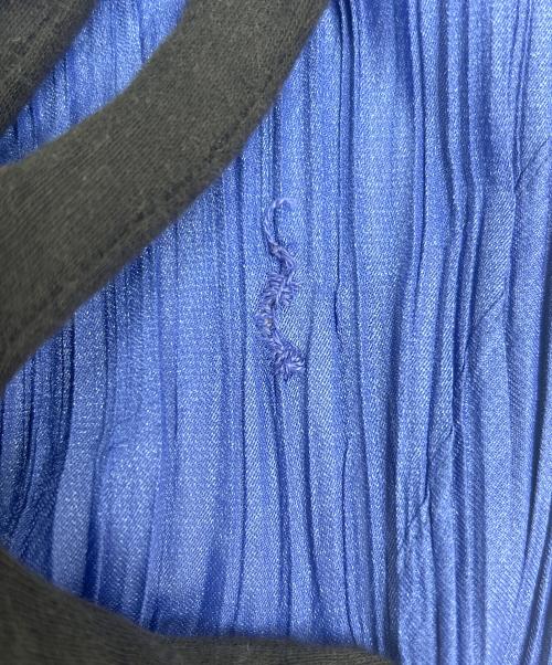 PLEATS PLEASE（プリーツプリーズ）PLEATS PLEASE (プリーツプリーズ) ノースリーブカットソー ブルー サイズ:3の古着・服飾アイテム