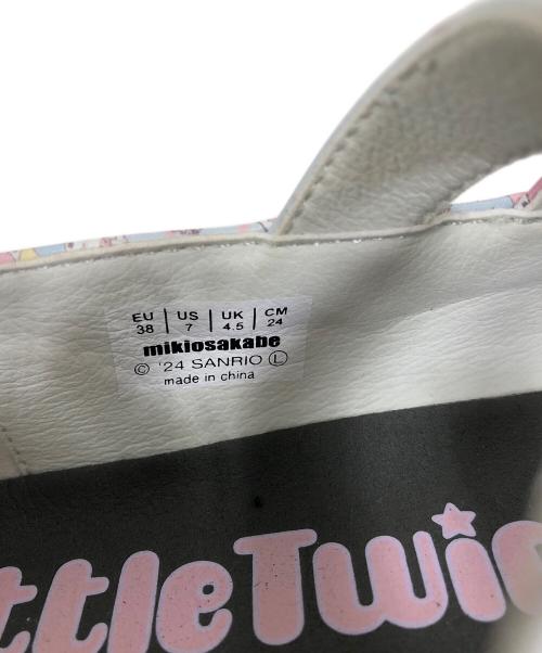 grounds MIKIO SAKABE（グラウンズ ミキオ サカベ）grounds MIKIO SAKABE (グラウンズ ミキオ サカベ) Sanrio (サンリオ) ローカットスニーカー　Jewelry Three Straps Mary Jane ブルー サイズ:24cmの古着・服飾アイテム