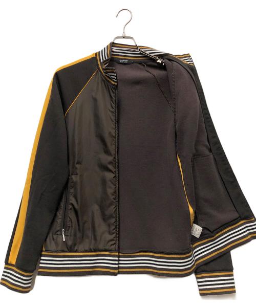 BURBERRY BLACK LABEL（バーバリーブラックレーベル）BURBERRY BLACK LABEL (バーバリーブラックレーベル) トラックジャケット ブラウン×イエロー サイズ:Mの古着・服飾アイテム