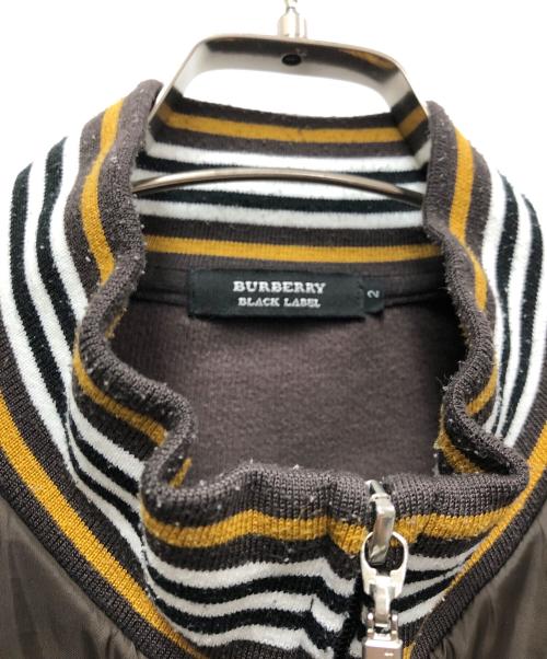 BURBERRY BLACK LABEL（バーバリーブラックレーベル）BURBERRY BLACK LABEL (バーバリーブラックレーベル) トラックジャケット ブラウン×イエロー サイズ:Mの古着・服飾アイテム