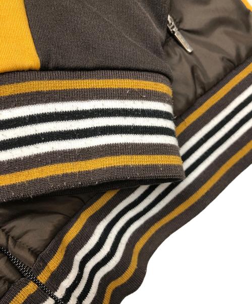 BURBERRY BLACK LABEL（バーバリーブラックレーベル）BURBERRY BLACK LABEL (バーバリーブラックレーベル) トラックジャケット ブラウン×イエロー サイズ:Mの古着・服飾アイテム