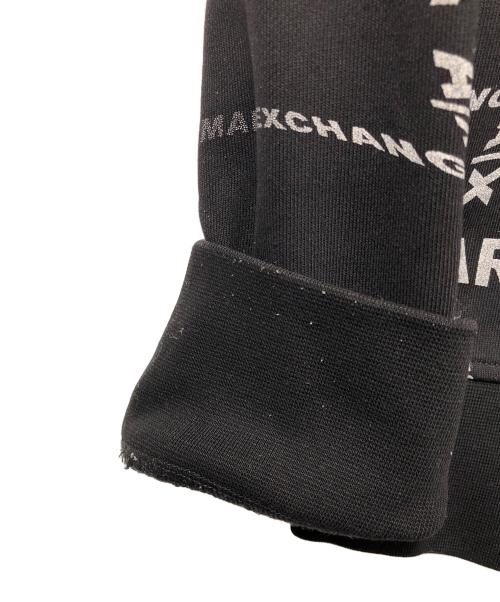 ARMANI EXCHANGE（アルマーニ エクスチェンジ）ARMANI EXCHANGE (アルマーニ エクスチェンジ) クルーネックスウェット ブラック サイズ:Lの古着・服飾アイテム