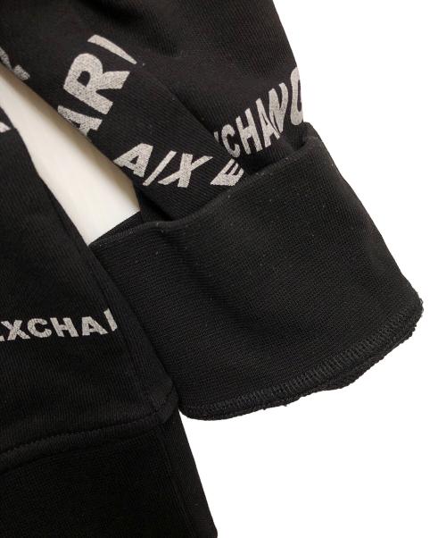 ARMANI EXCHANGE（アルマーニ エクスチェンジ）ARMANI EXCHANGE (アルマーニ エクスチェンジ) クルーネックスウェット ブラック サイズ:Lの古着・服飾アイテム