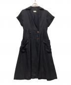 GRACE CLASSグレースクラス）の古着「半袖ワンピース」｜ネイビー