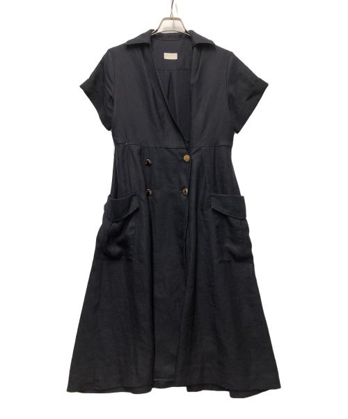 GRACE CLASS（グレースクラス）GRACE CLASS (グレースクラス) 半袖ワンピース ネイビー サイズ:Mの古着・服飾アイテム