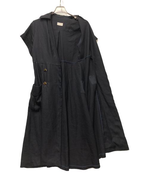 GRACE CLASS（グレースクラス）GRACE CLASS (グレースクラス) 半袖ワンピース ネイビー サイズ:Mの古着・服飾アイテム