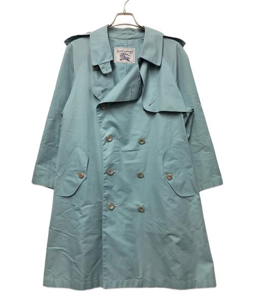 Burberry's（バーバリー）Burberry's (バーバリーズ) トレンチコート ブルー サイズ:Mの古着・服飾アイテム