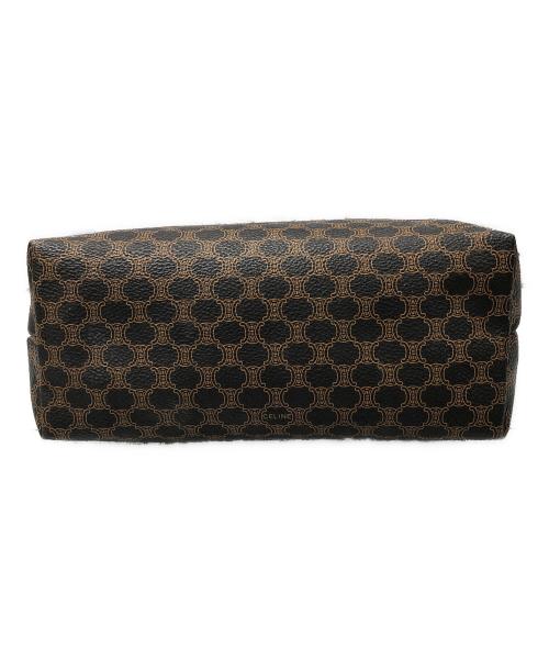 CELINE（セリーヌ）CELINE (セリーヌ) マカダム　クラッチバッグ ブラウンの古着・服飾アイテム