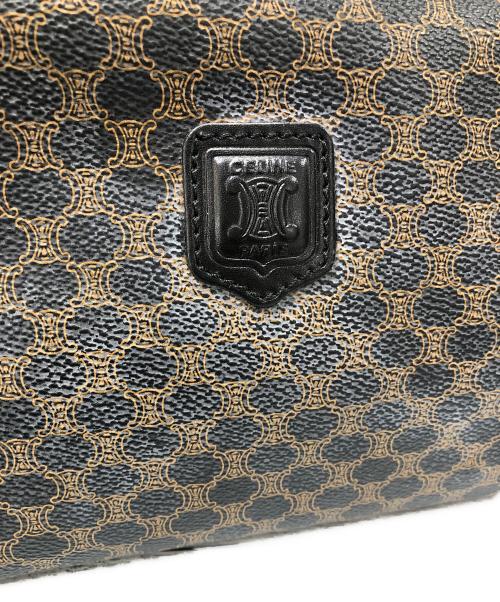 CELINE（セリーヌ）CELINE (セリーヌ) マカダム　クラッチバッグ ブラウンの古着・服飾アイテム