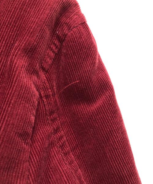GUESS（ゲス）GUESS (ゲス) コーデュロイジャケット レッド×イエロー サイズ:Sの古着・服飾アイテム