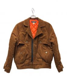 MONITALY（モニタリー）の古着「CORDUROY QUILTED BLOUSON」｜ブラウン