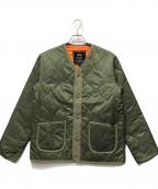 ALPHAアルファ）の古着「ライナージャケット」｜グリーン