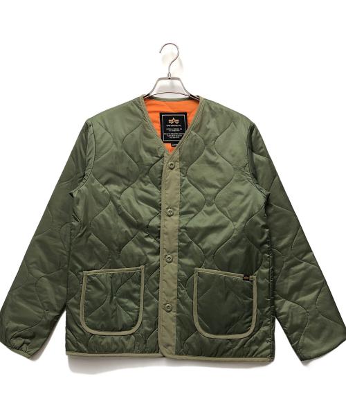 ALPHA（アルファ）ALPHA (アルファ) ライナージャケット グリーン サイズ:Mの古着・服飾アイテム