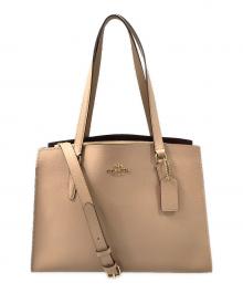 COACH（コーチ）の古着「テイタムキャリーオール バッグ」｜ブラウン