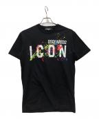 DSQUARED2ディースクエアード）の古着「半袖Tシャツ」｜ブラック