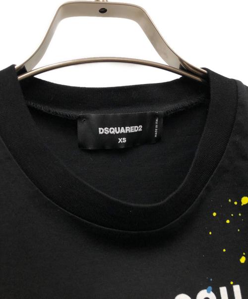 DSQUARED2（ディースクエアード）DSQUARED2 (ディースクエアード) 半袖Tシャツ ブラック サイズ:XSの古着・服飾アイテム